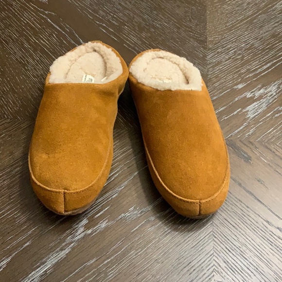 Madewell suede scuff size 6 slipper lined with soft sherpa inside - Picture 3 of 13